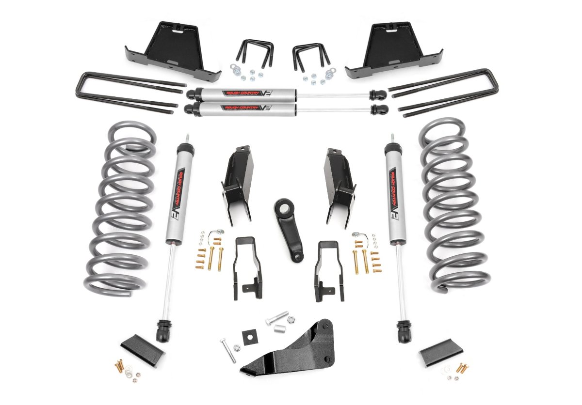 Ram 3500 Suspension Lift Kit - Rough Country - V2, 5 Inch - '11-'12